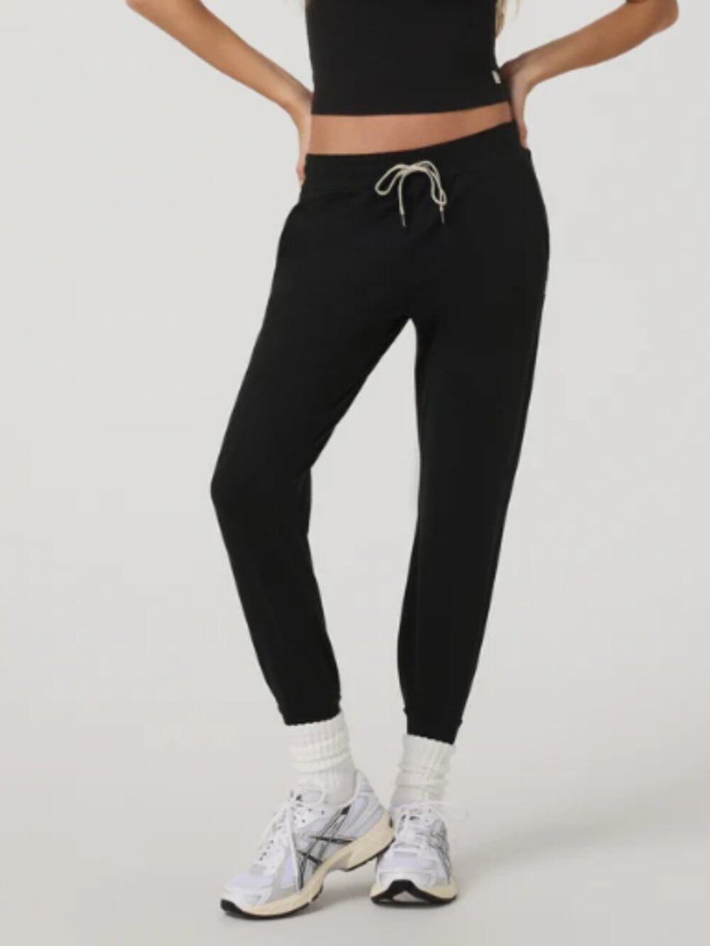 Vuori Performance Jogger Pants DreamKnit Black Gray Grey Heather Size Small
